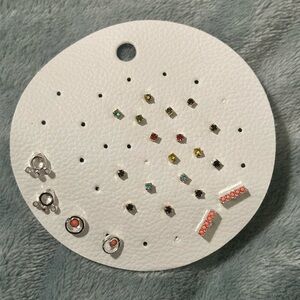 Free People Multicolor Stud Earrings Set